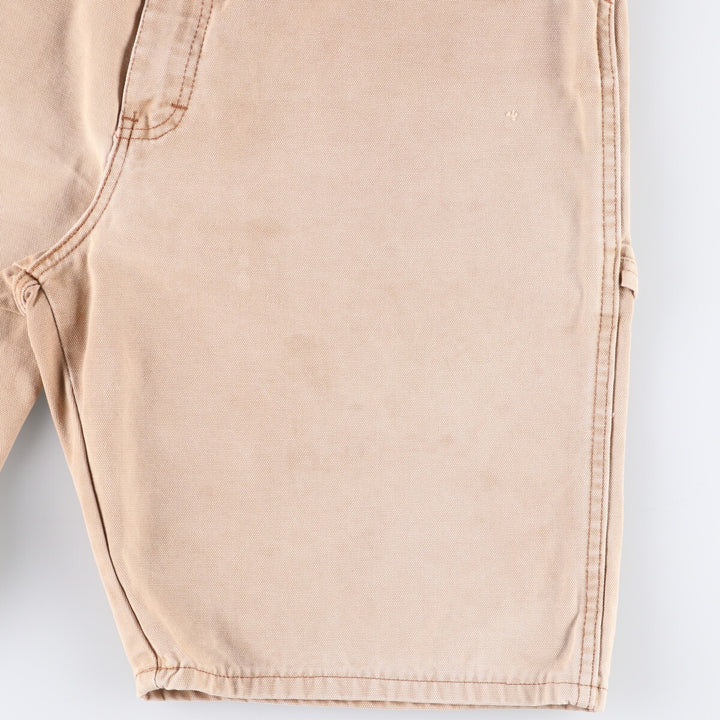Dickies Relaxed Fit Duck Painter Shorts, Men's Size W37 cotton Beige type Vintage Second Hand
