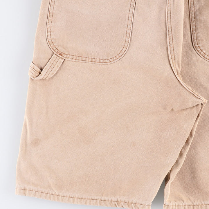 Dickies Relaxed Fit Duck Painter Shorts, Men's Size W37 cotton Beige type Vintage Second Hand