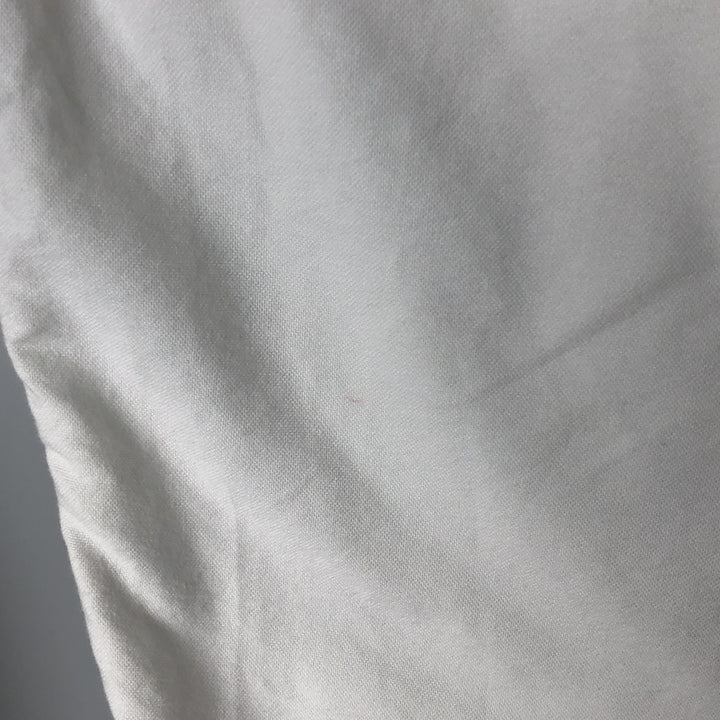 Ralph Lauren YARMOUTH long sleeve button down shirt, men's size L cotton white type Vintage Second Hand