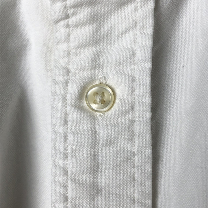 Ralph Lauren Classic Fit Long Sleeve Button Down Shirt Men's XL cotton white type Vintage Second Hand