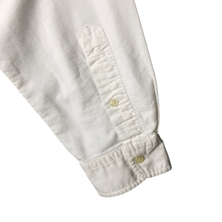 Ralph Lauren Classic Fit Long Sleeve Button Down Shirt Men's XL cotton white type Vintage Second Hand