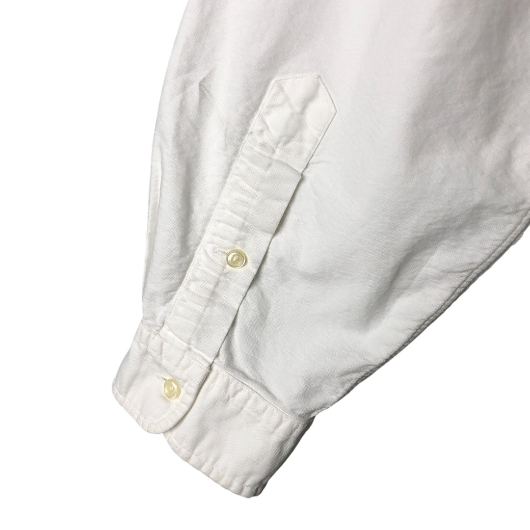 Ralph Lauren Classic Fit Long Sleeve Button Down Shirt Men's XL cotton white type Vintage Second Hand