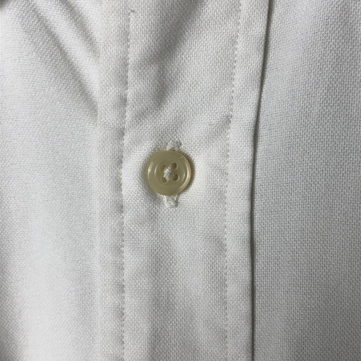Ralph Lauren YARMOUTH long sleeve button down shirt, men's size M cotton white type Vintage Second Hand