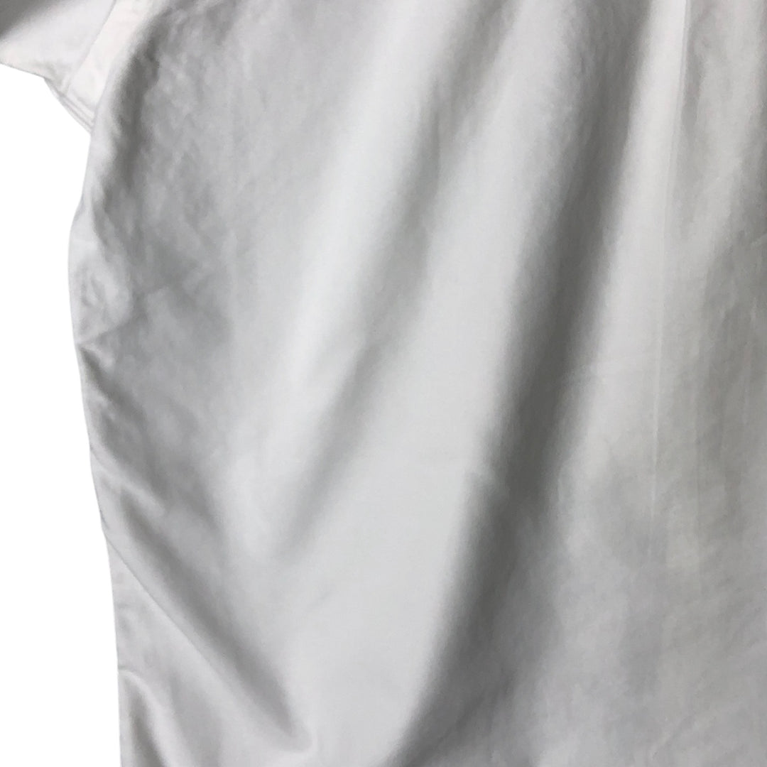 Ralph Lauren YARMOUTH long sleeve button down shirt, men's size M cotton white type Vintage Second Hand