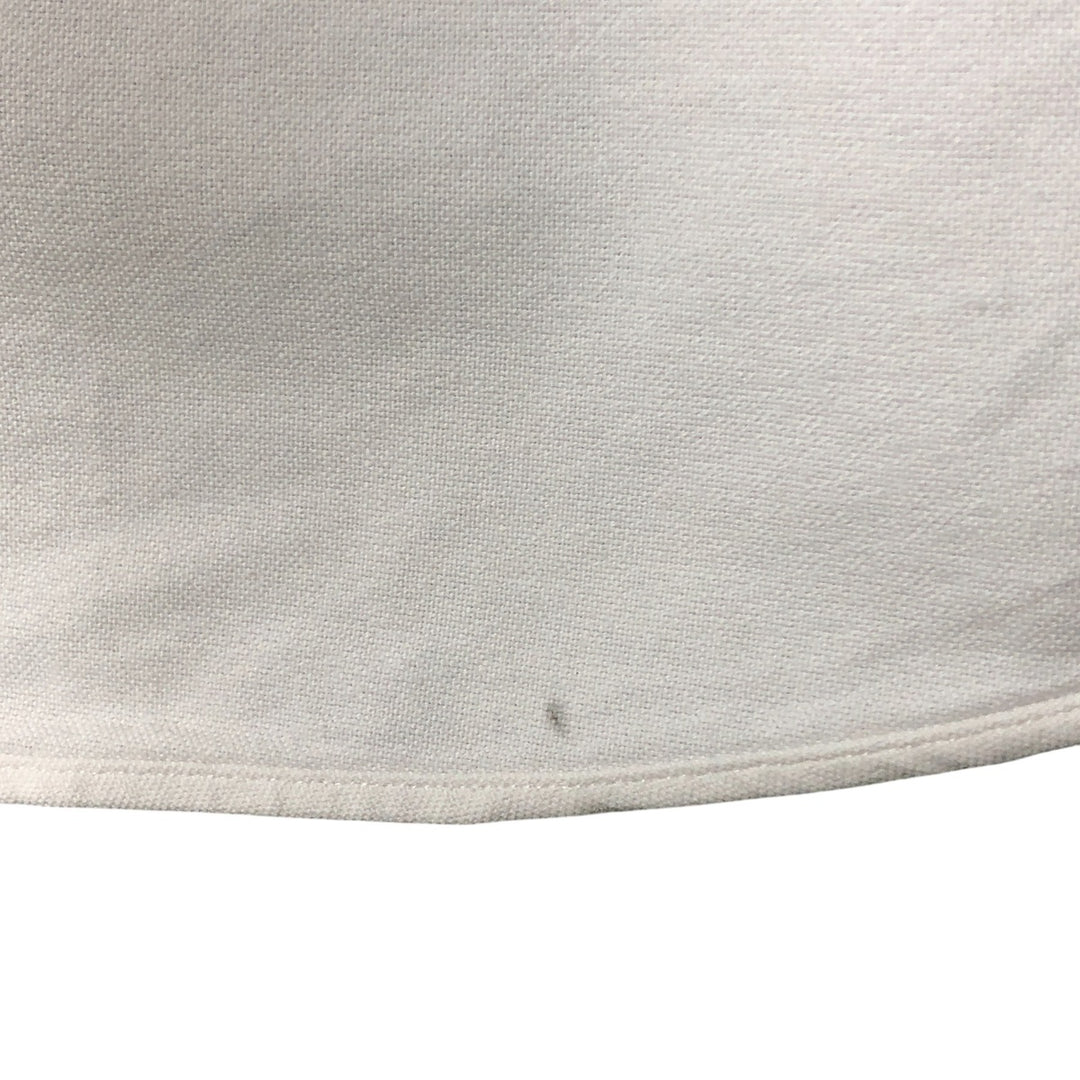 Ralph Lauren YARMOUTH long sleeve button down shirt, men's size M cotton white type Vintage Second Hand