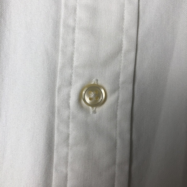 Ralph Lauren CUSTOM FIT long sleeve button down shirt, men's size L cotton white type Vintage Second Hand