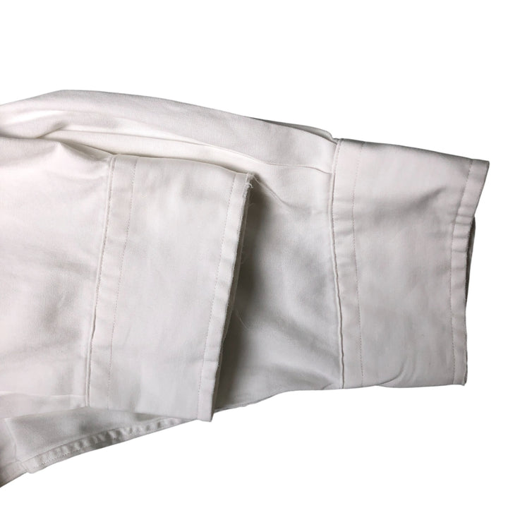 Ralph Lauren YARMOUTH long sleeve button down shirt, men's size L cotton white type Vintage Second Hand