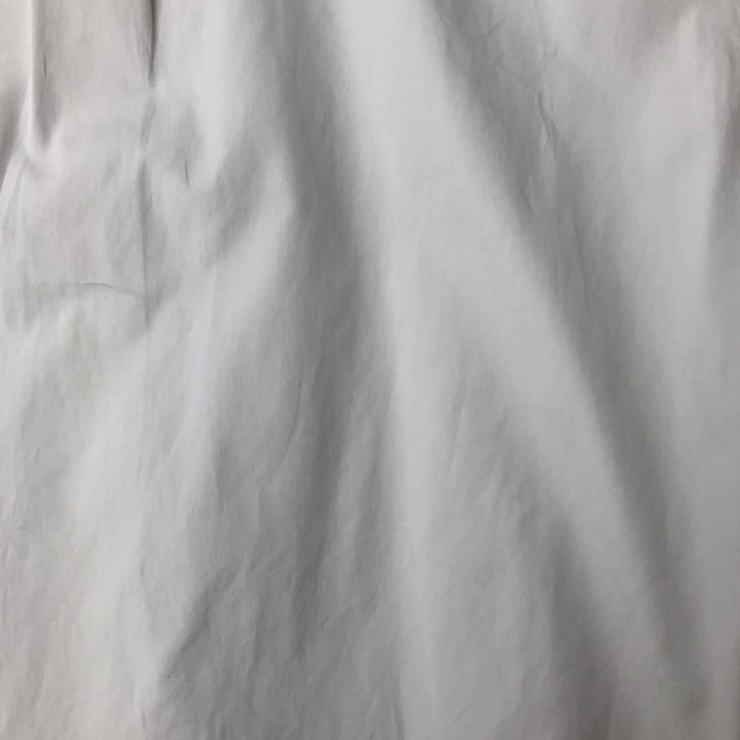 Ralph Lauren YARMOUTH long sleeve button down shirt, men's size L cotton white type Vintage Second Hand