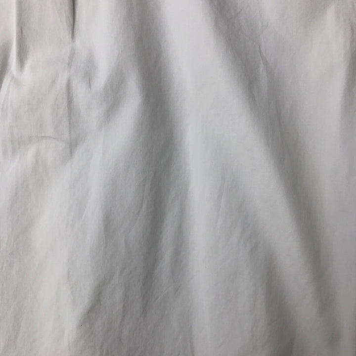 Ralph Lauren YARMOUTH long sleeve button down shirt, men's size L cotton white type Vintage Second Hand