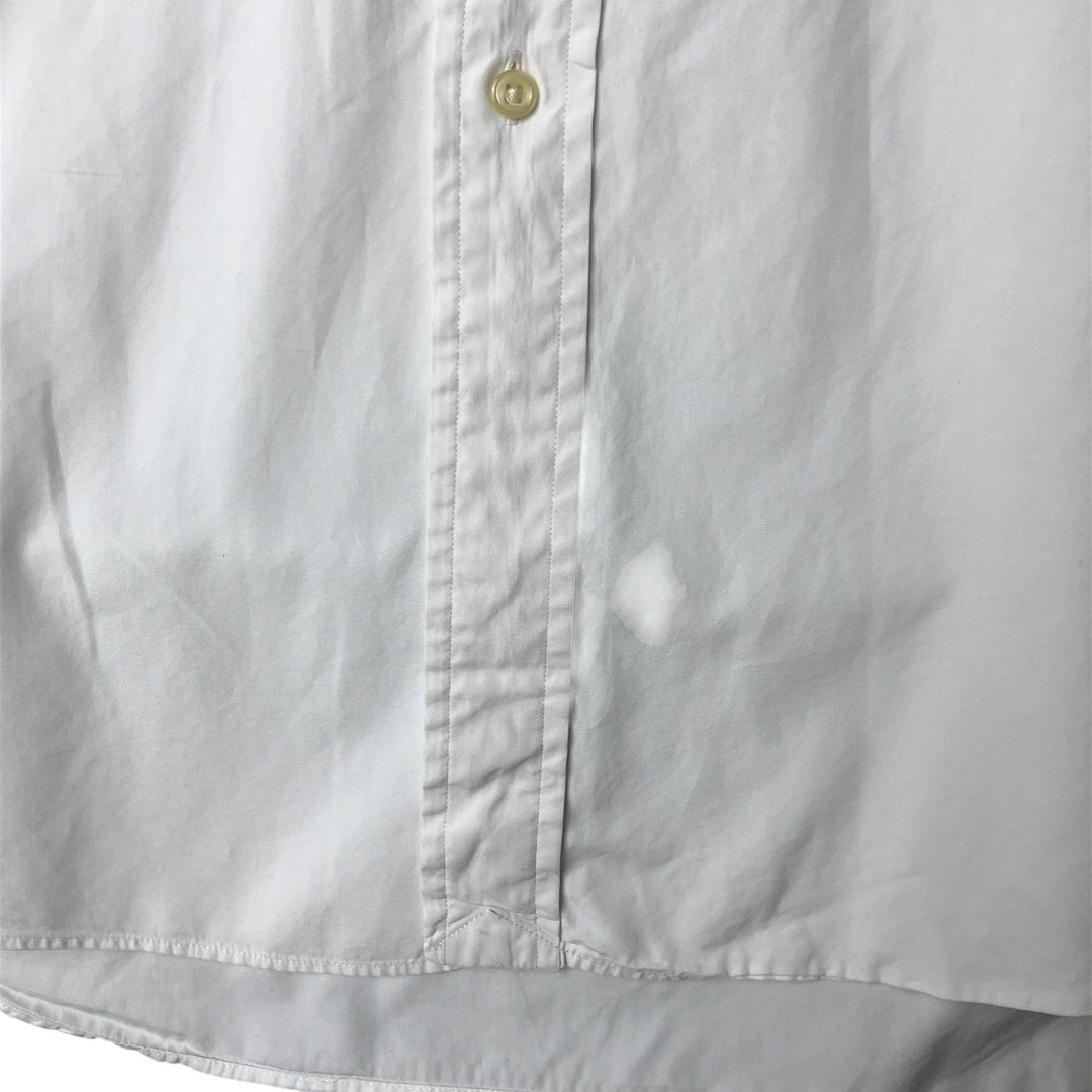 Ralph Lauren BLAKE long sleeve button down shirt, men's size L cotton white type Vintage Second Hand
