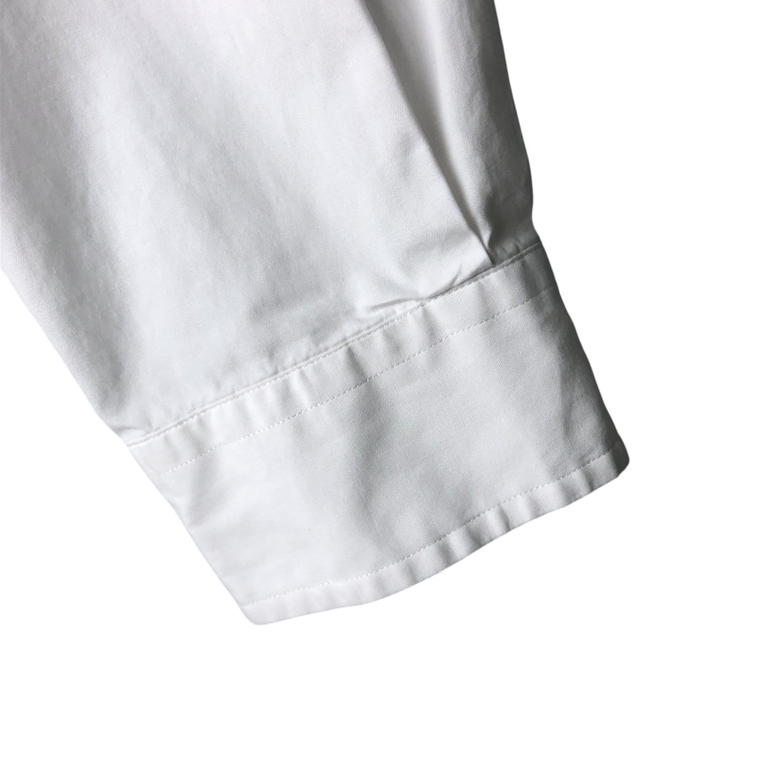 Ralph Lauren BLAKE long sleeve button down shirt, men's size L cotton white type Vintage Second Hand