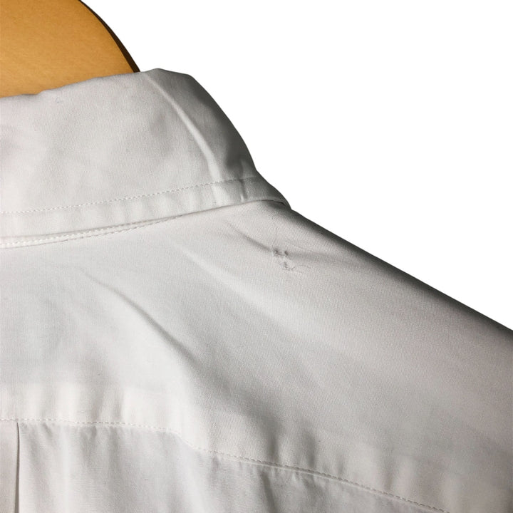 Ralph Lauren BLAKE long sleeve button down shirt, men's size L cotton white type Vintage Second Hand