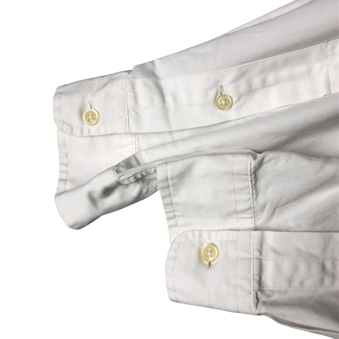 Ralph Lauren BLAKE long sleeve button down shirt, men's size L cotton white type Vintage Second Hand