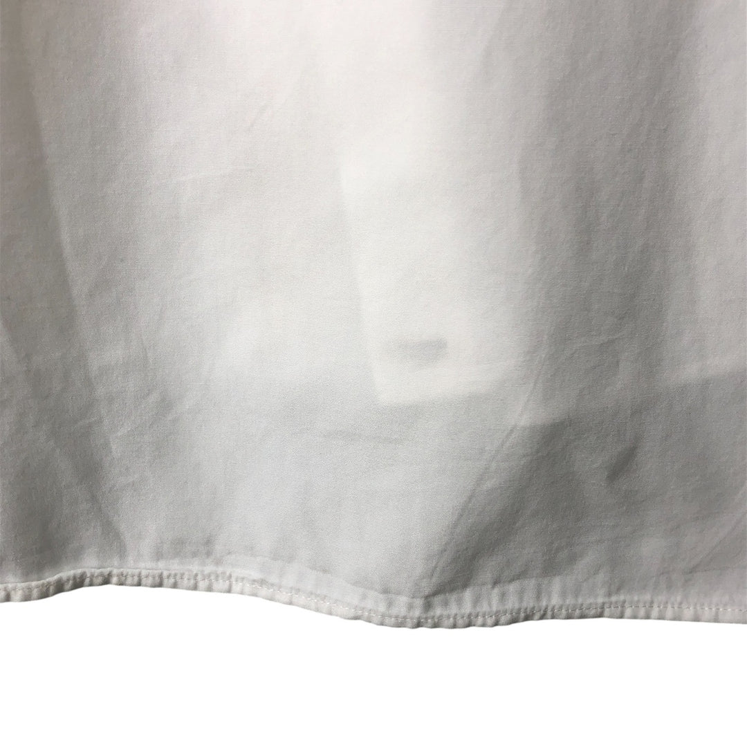 Ralph Lauren BLAKE long sleeve button down shirt, men's size L cotton white type Vintage Second Hand