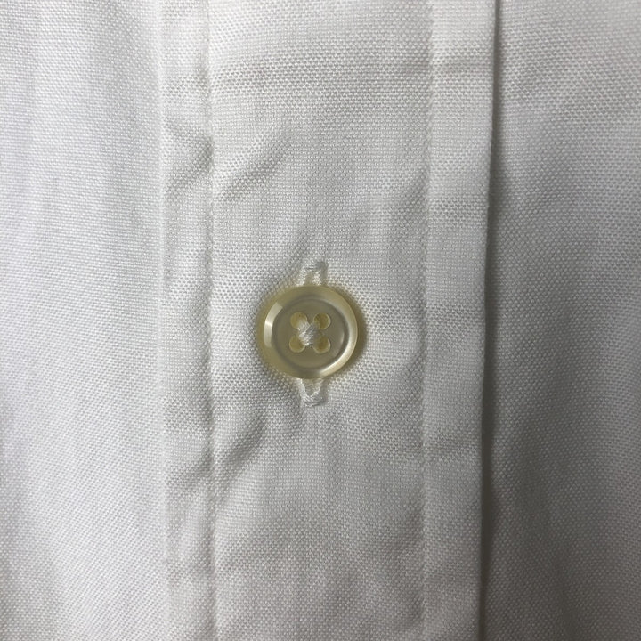 Ralph Lauren YARMOUTH long sleeve button down shirt, men's XL size cotton white type Vintage Second Hand