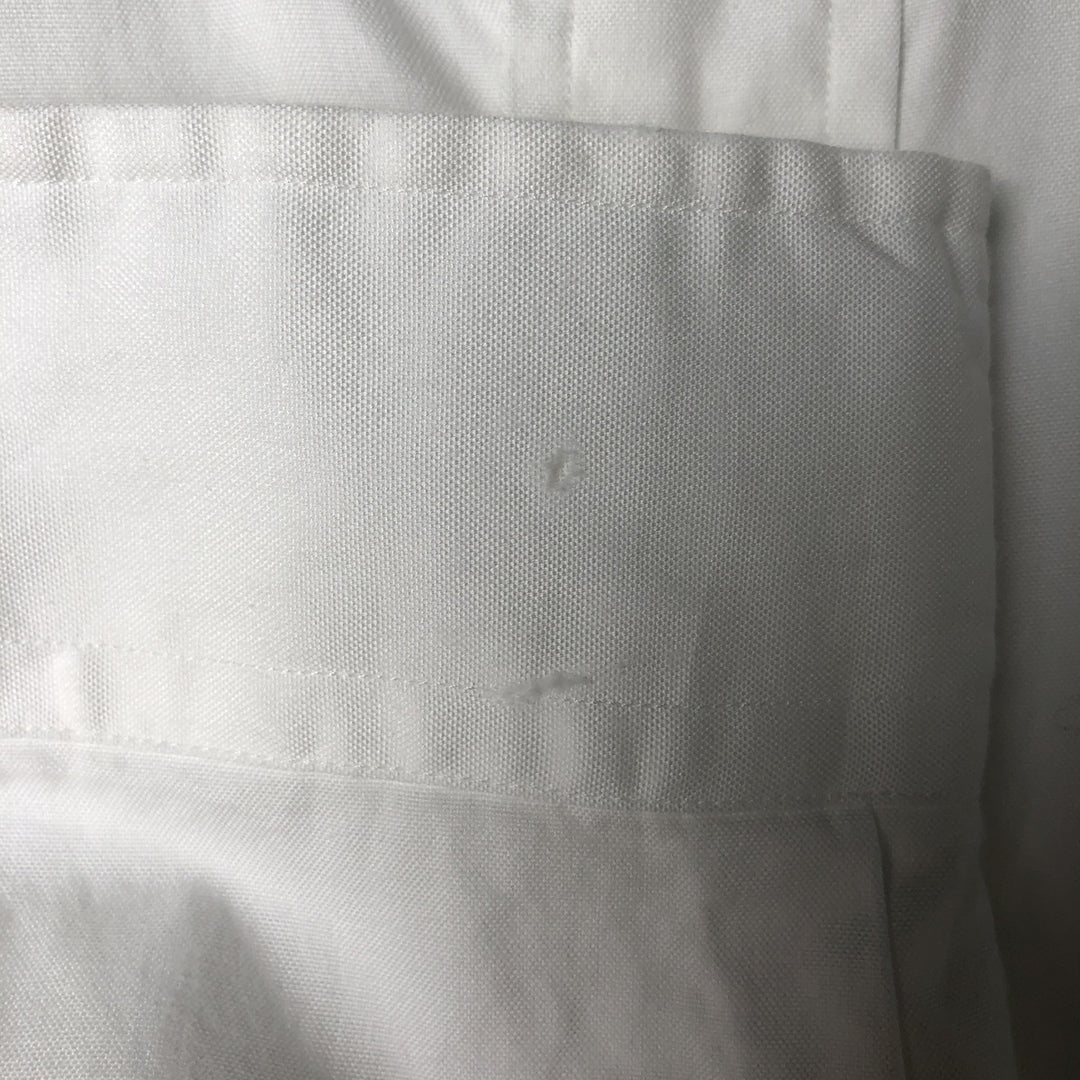Ralph Lauren YARMOUTH long sleeve button down shirt, men's XL size cotton white type Vintage Second Hand