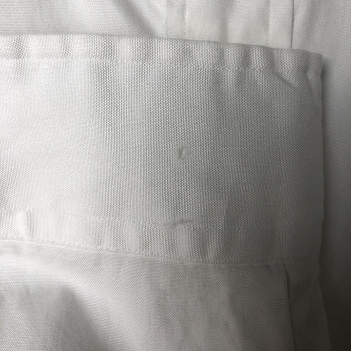 Ralph Lauren YARMOUTH long sleeve button down shirt, men's XL size cotton white type Vintage Second Hand