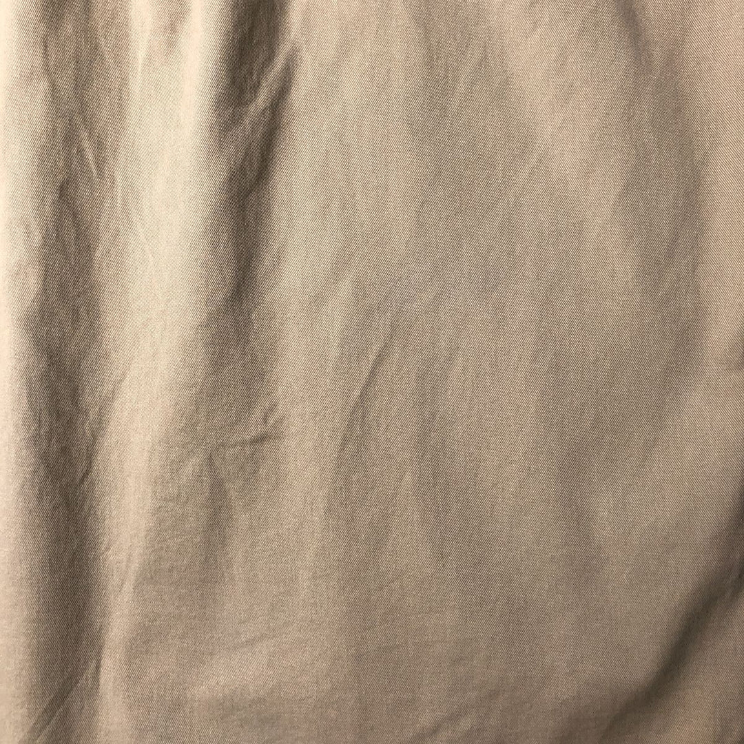Ralph Lauren BLAKE long sleeve button down shirt, men's size M cotton beige type brown Vintage Second Hand