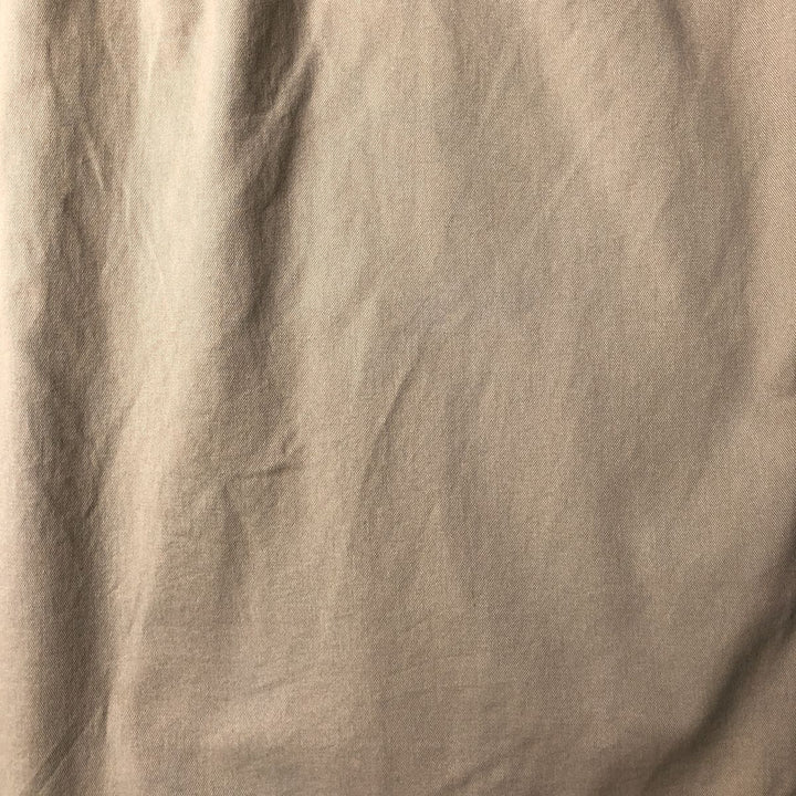Ralph Lauren BLAKE long sleeve button down shirt, men's size M cotton beige type brown Vintage Second Hand