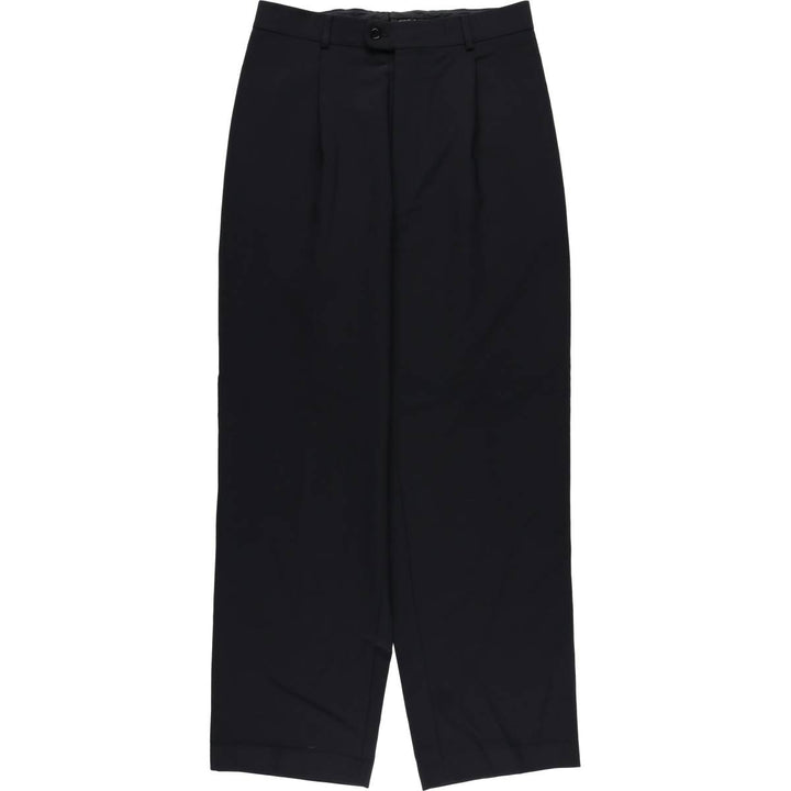 CIRO CITTERIO One-Tuck Slacks, Men's Size W32 unclear navy blue type Vintage Second Hand