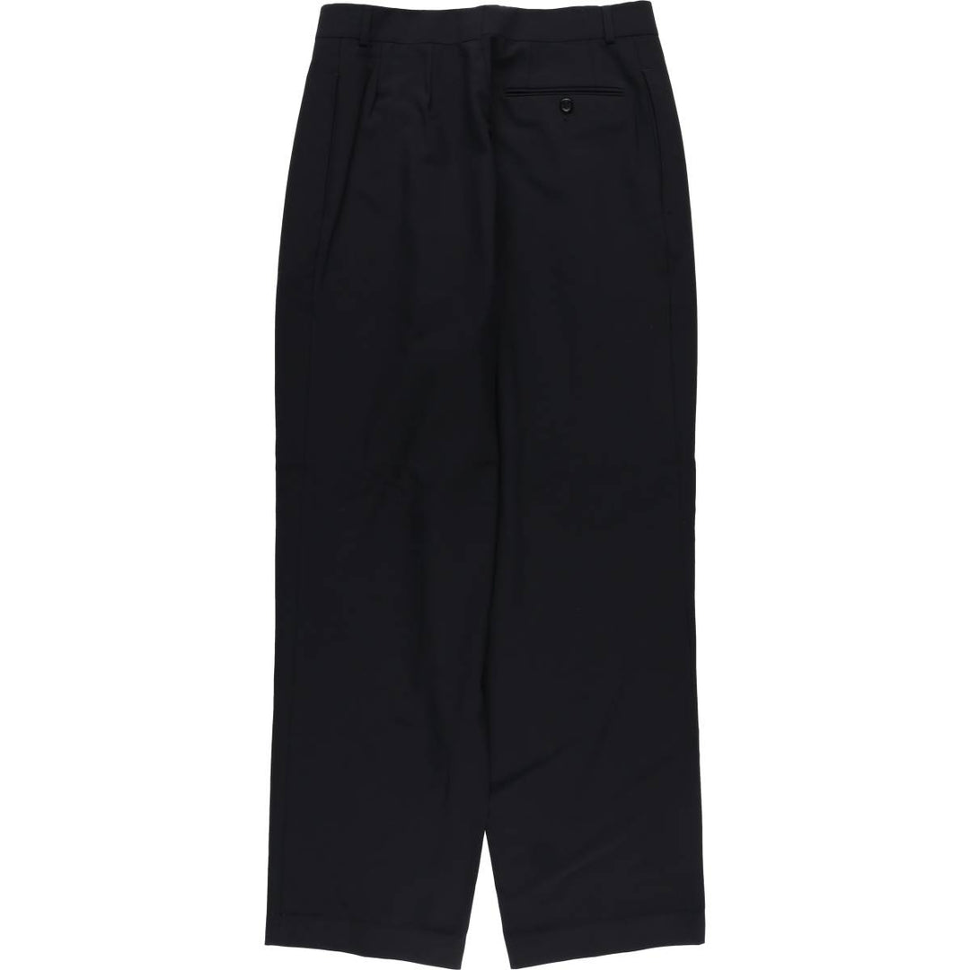 CIRO CITTERIO One-Tuck Slacks, Men's Size W32 unclear navy blue type Vintage Second Hand