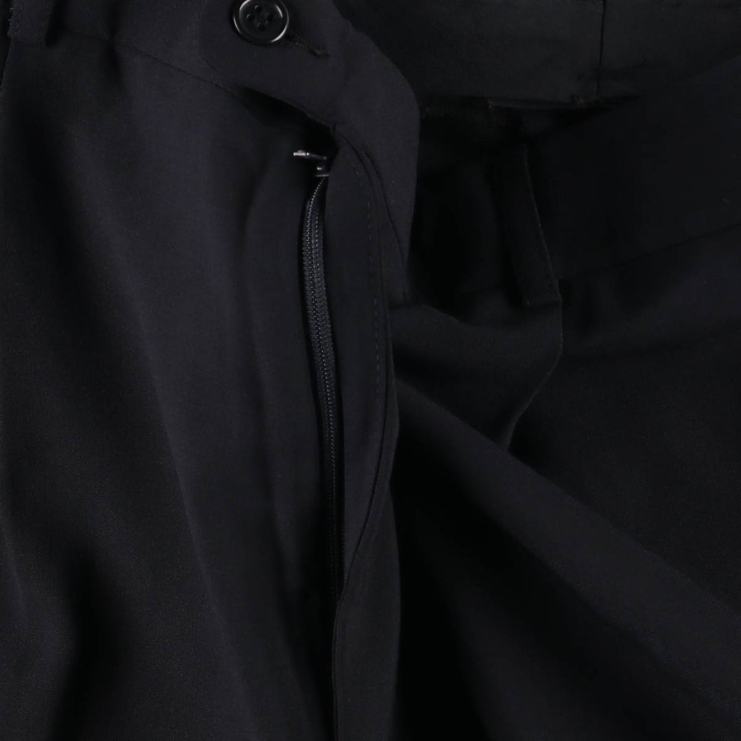 CIRO CITTERIO One-Tuck Slacks, Men's Size W32 unclear navy blue type Vintage Second Hand