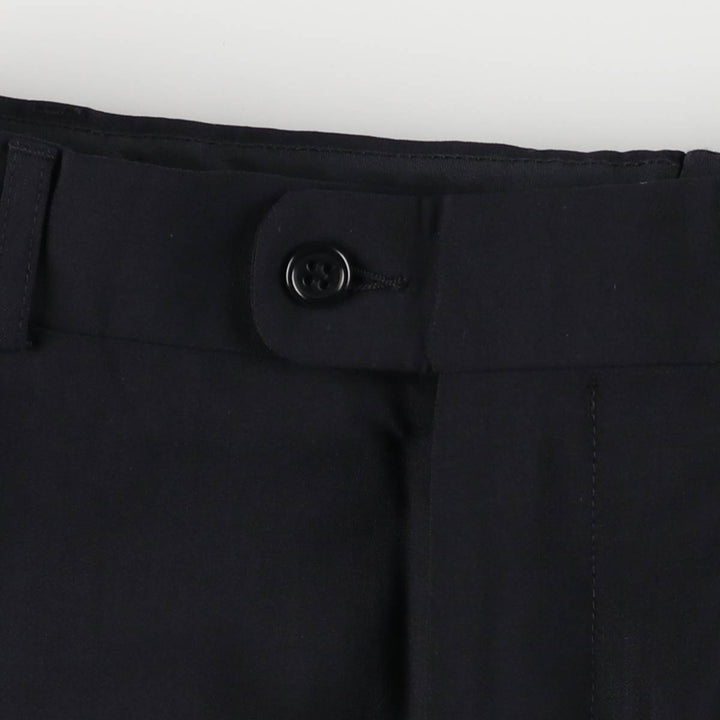 CIRO CITTERIO One-Tuck Slacks, Men's Size W32 unclear navy blue type Vintage Second Hand