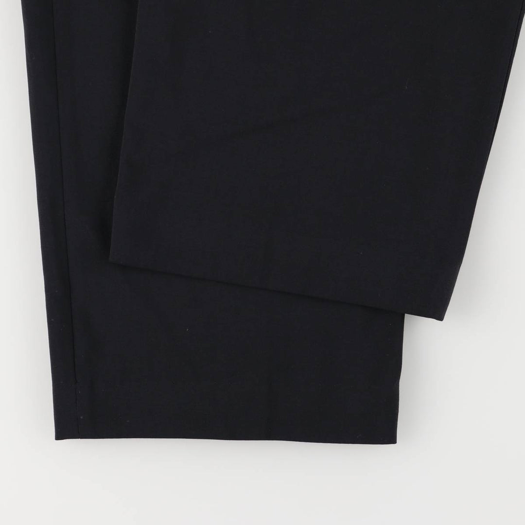 CIRO CITTERIO One-Tuck Slacks, Men's Size W32 unclear navy blue type Vintage Second Hand