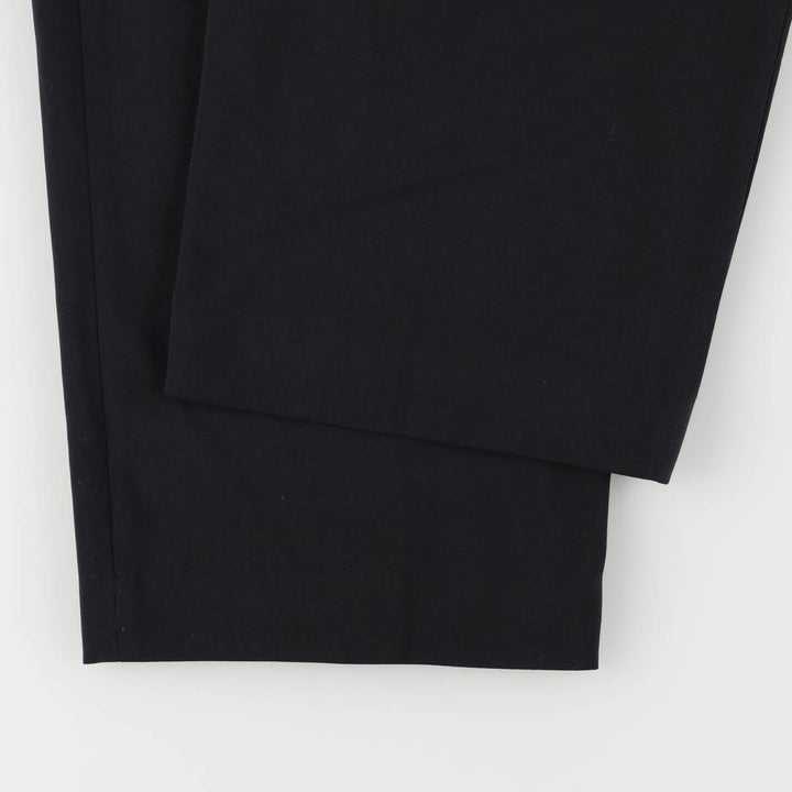 CIRO CITTERIO One-Tuck Slacks, Men's Size W32 unclear navy blue type Vintage Second Hand
