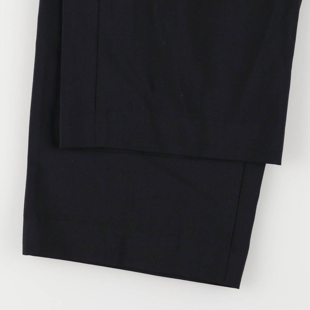 CIRO CITTERIO One-Tuck Slacks, Men's Size W32 unclear navy blue type Vintage Second Hand