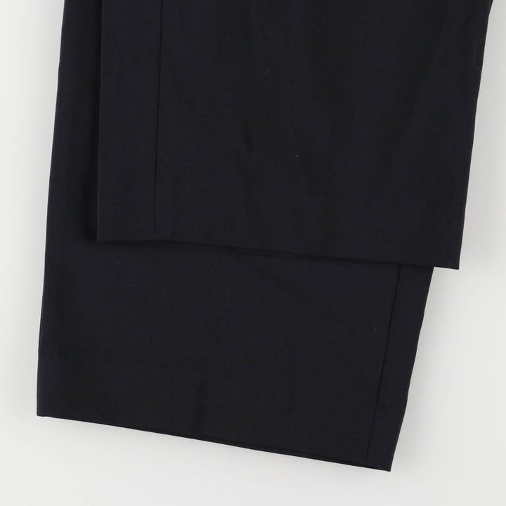 CIRO CITTERIO One-Tuck Slacks, Men's Size W32 unclear navy blue type Vintage Second Hand