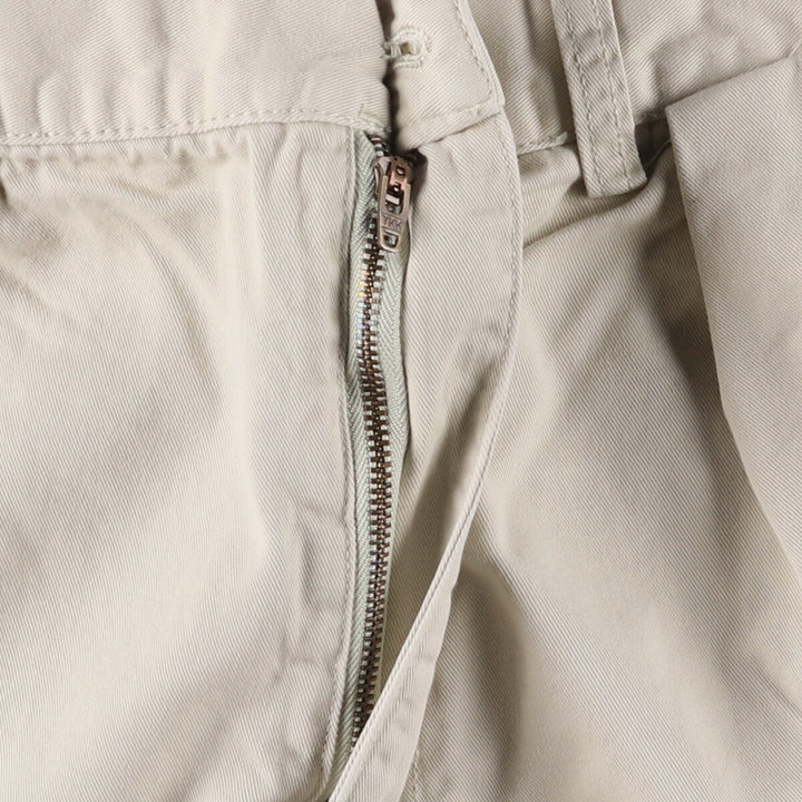 Ralph Lauren POLO by Ralph Lauren TYLER SHORT Two-pleat chino shorts, short pants, men's size W36 cotton Beige type Vintage Second Hand