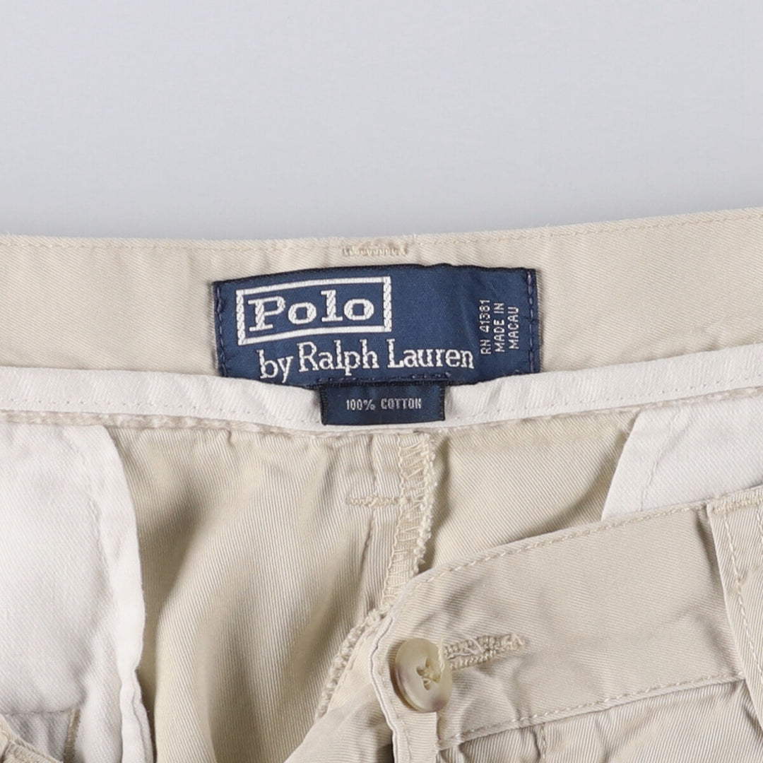Ralph Lauren POLO by Ralph Lauren Chino Shorts Shorts Men's W36 cotton Beige type Vintage Second Hand