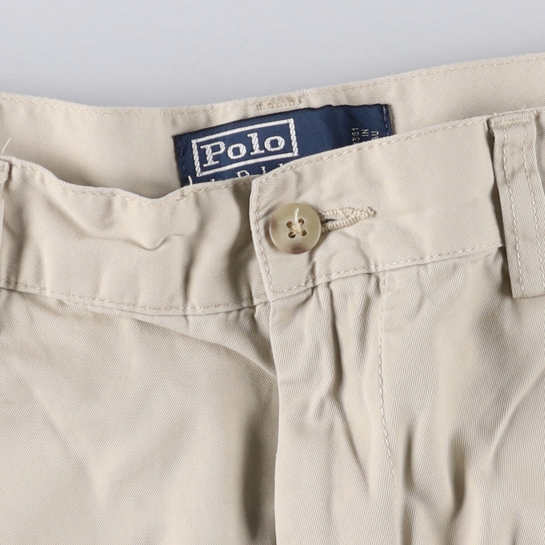 Ralph Lauren POLO by Ralph Lauren Chino Shorts Shorts Men's W36 cotton Beige type Vintage Second Hand