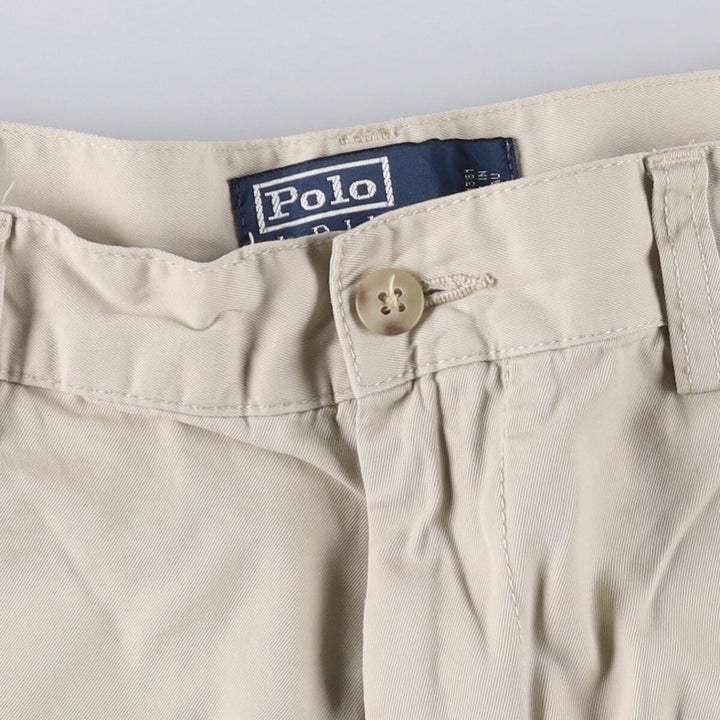 Ralph Lauren POLO by Ralph Lauren Chino Shorts Shorts Men's W36 cotton Beige type Vintage Second Hand