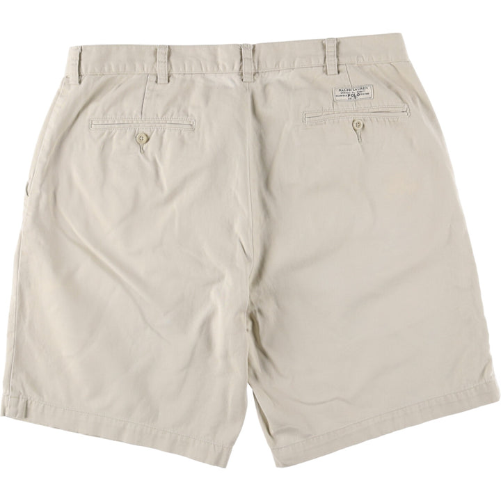 Ralph Lauren POLO by Ralph Lauren PROSPECT SHORT chino shorts, men's size W37 cotton Beige type Vintage Second Hand