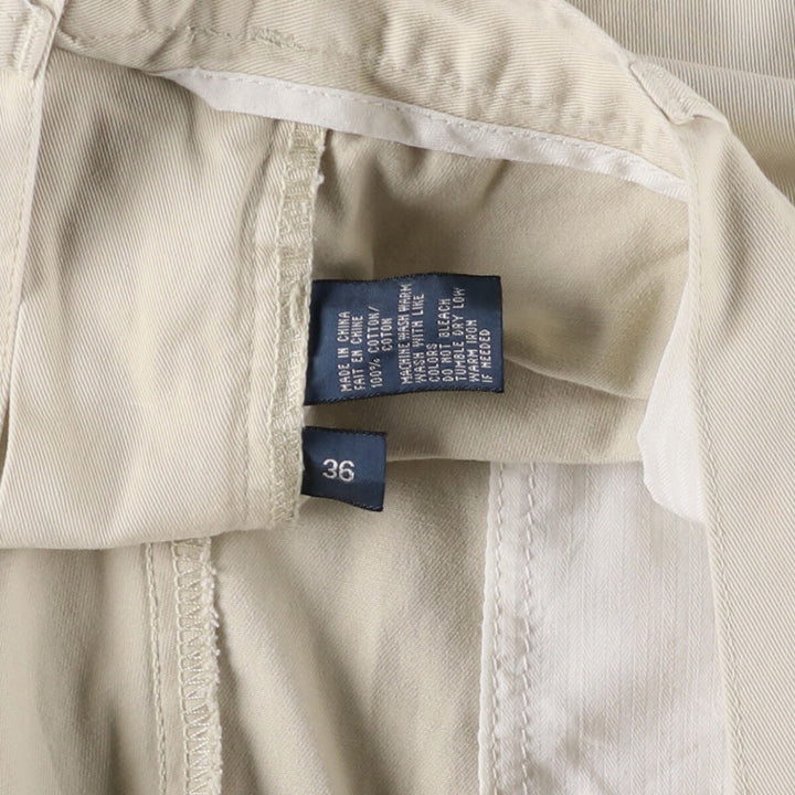 Ralph Lauren POLO by Ralph Lauren PROSPECT SHORT chino shorts, men's size W37 cotton Beige type Vintage Second Hand
