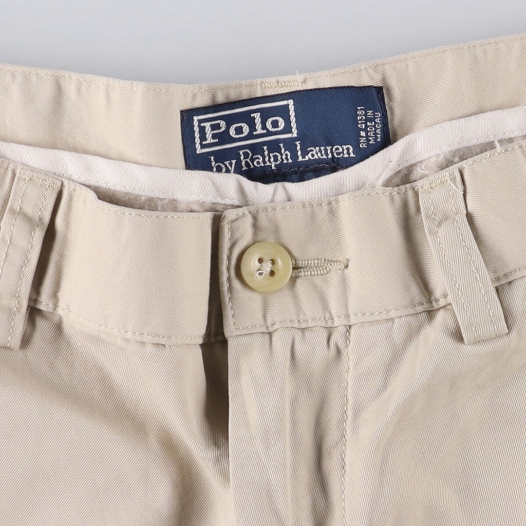 Ralph Lauren POLO by Ralph Lauren PROSPECT SHORT Chino shorts Short pants Men's W32 equivalent cotton Beige type Vintage Second Hand