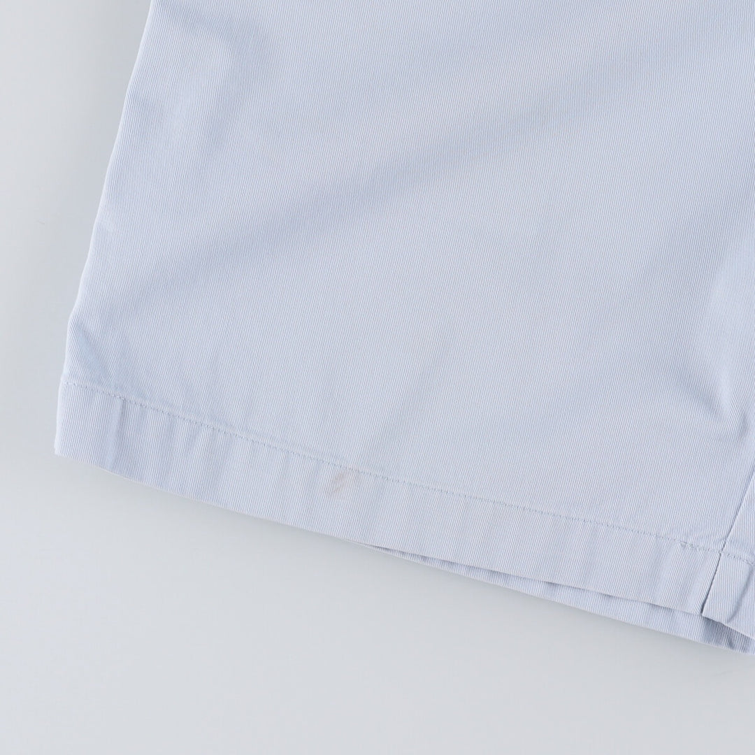 Ralph Lauren POLO RALPH LAUREN Two-pleat Chino Shorts Shorts Men's W34 equivalent cotton Blue type light blue Vintage Second Hand