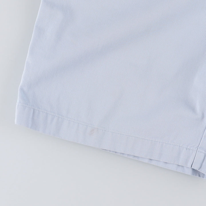 Ralph Lauren POLO RALPH LAUREN Two-pleat Chino Shorts Shorts Men's W34 equivalent cotton Blue type light blue Vintage Second Hand