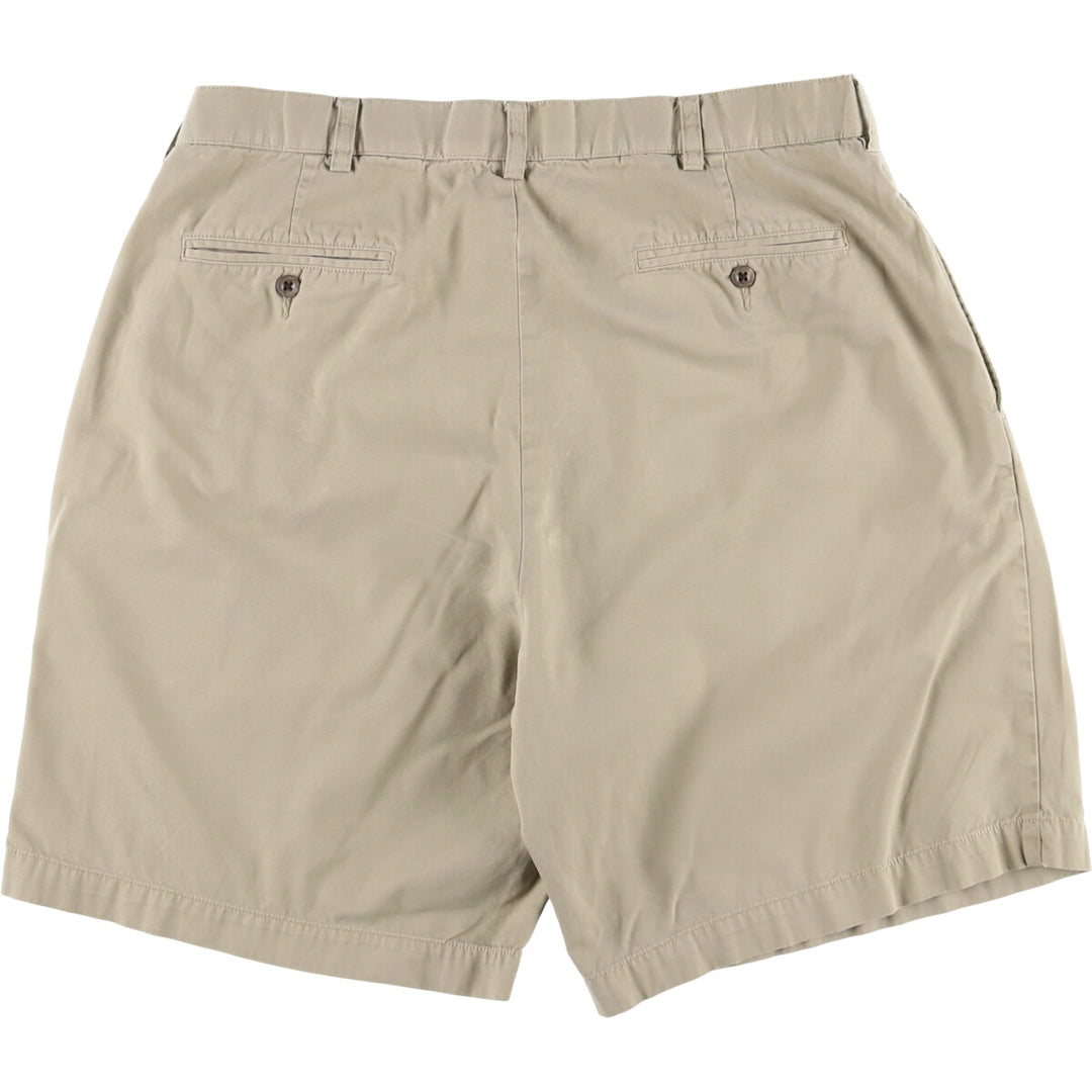 Ralph Lauren POLO by Ralph Lauren TYLER SHORT Two-pleat chino shorts, short pants, men's w35 equivalent cotton Beige type Vintage Second Hand