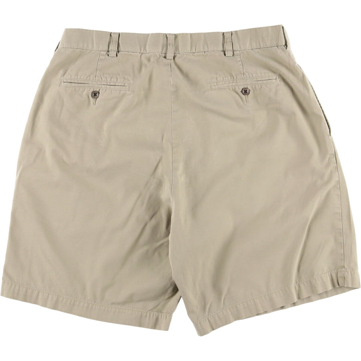 Ralph Lauren POLO by Ralph Lauren TYLER SHORT Two-pleat chino shorts, short pants, men's w35 equivalent cotton Beige type Vintage Second Hand