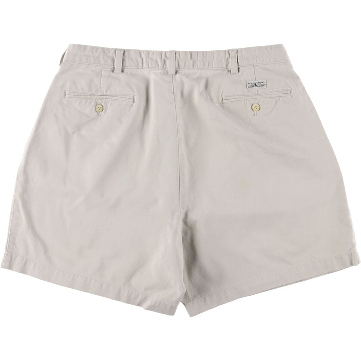 Ralph Lauren POLO RALPH LAUREN Two-pleat Chino Shorts Shorts Men's W35 equivalent cotton Beige type Vintage Second Hand