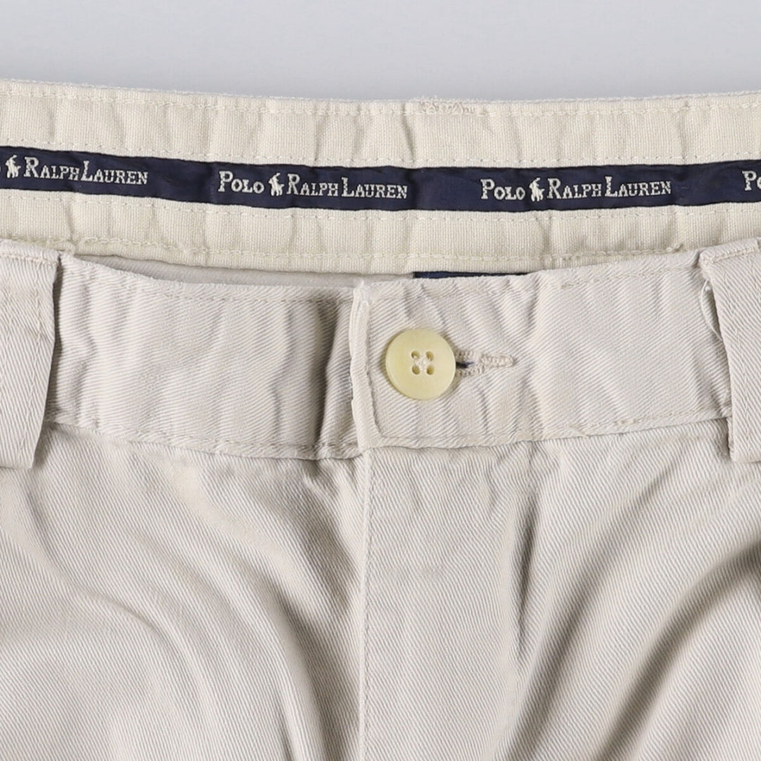 Ralph Lauren POLO RALPH LAUREN Two-pleat Chino Shorts Shorts Men's W35 equivalent cotton Beige type Vintage Second Hand