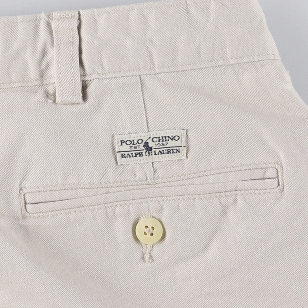 Ralph Lauren POLO RALPH LAUREN Two-pleat Chino Shorts Shorts Men's W35 equivalent cotton Beige type Vintage Second Hand
