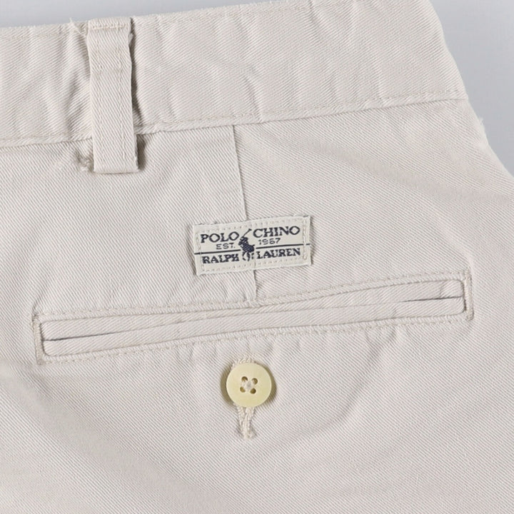 Ralph Lauren POLO RALPH LAUREN Two-pleat Chino Shorts Shorts Men's W35 equivalent cotton Beige type Vintage Second Hand