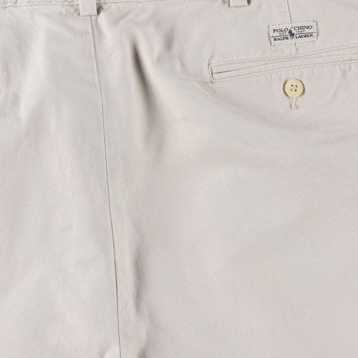 Ralph Lauren POLO RALPH LAUREN Two-pleat Chino Shorts Shorts Men's W35 equivalent cotton Beige type Vintage Second Hand