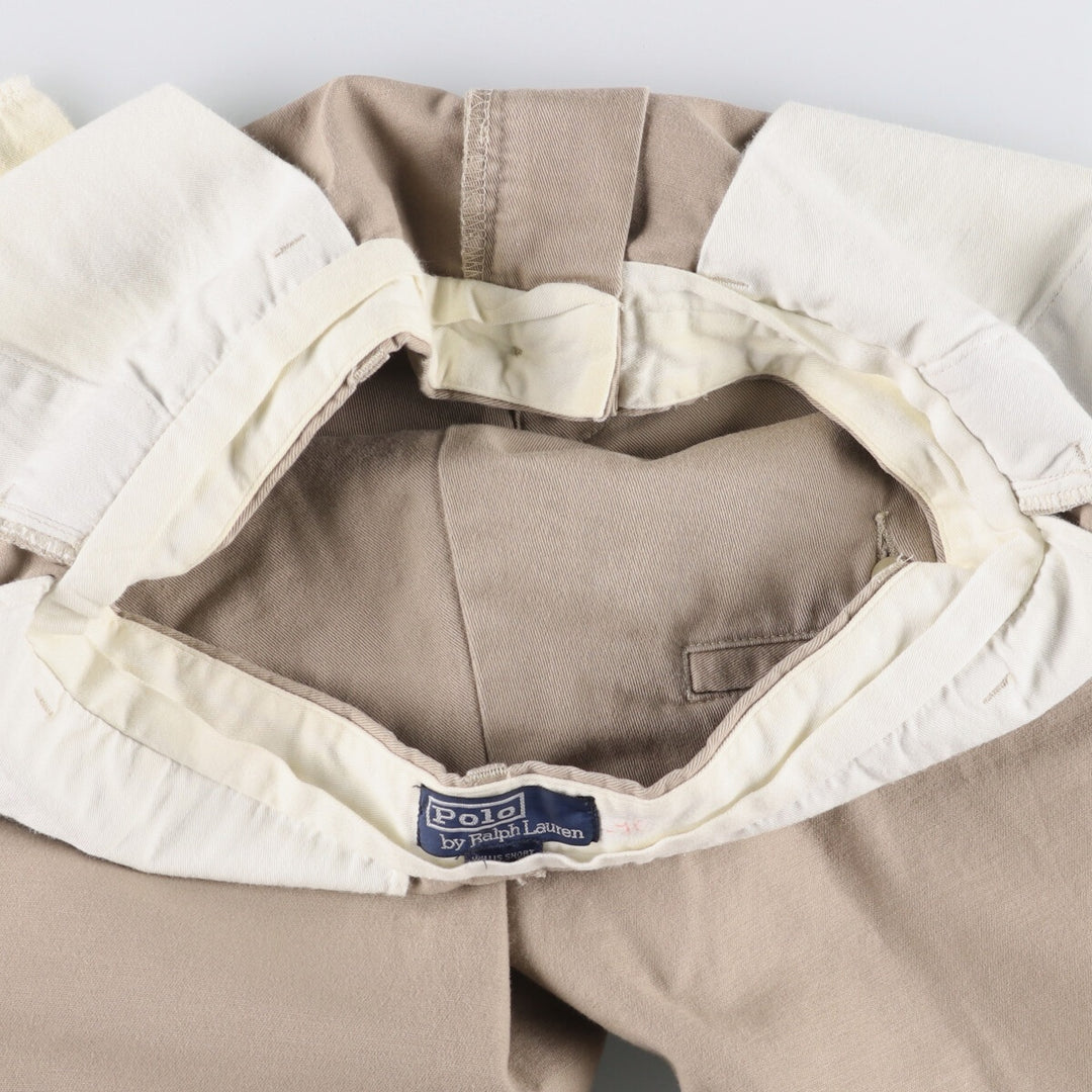 Ralph Lauren POLO by Ralph Lauren WILLIS SHORT Chino Shorts, Men's, Size W30 cotton Beige type Vintage Second Hand