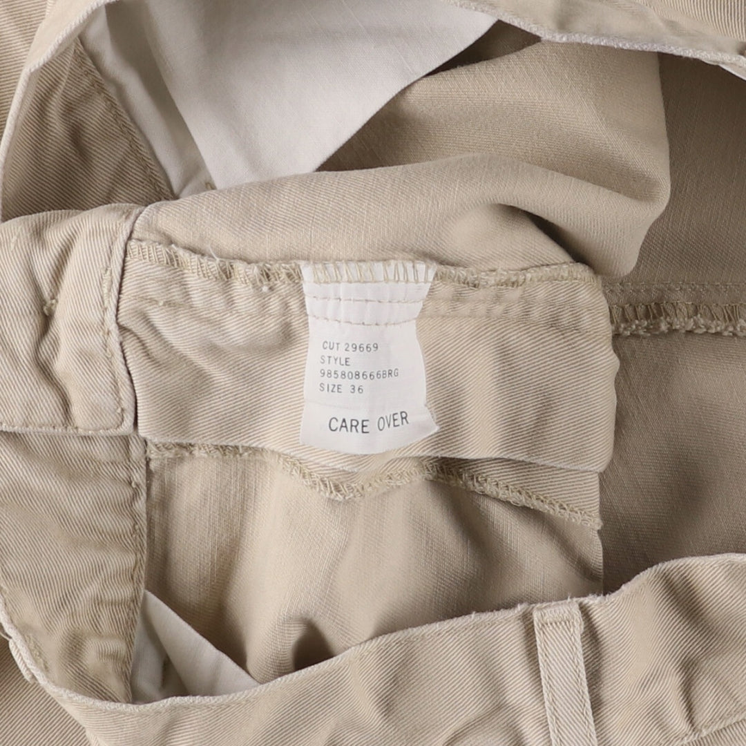 Ralph Lauren POLO by Ralph Lauren Two-pleat Chino Shorts Shorts Men's W35 equivalent cotton Beige type Vintage Second Hand