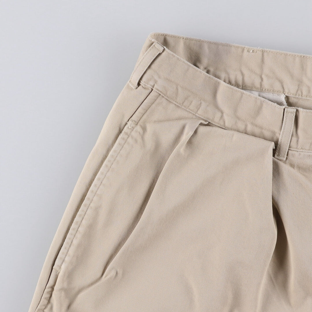 Ralph Lauren POLO by Ralph Lauren Two-pleat Chino Shorts Shorts Men's W35 equivalent cotton Beige type Vintage Second Hand